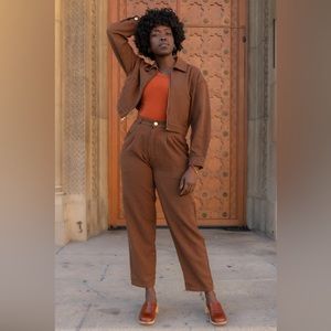 Big Bud Press - brown checker trousers